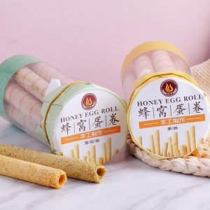 海苔味黑芝麻味原味蛋卷OEM/ODM代加工