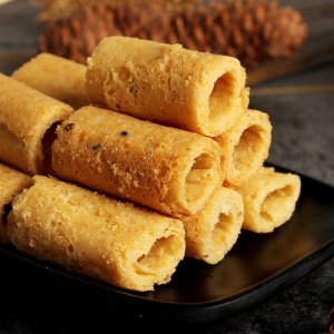 盒裝泰國零食進口手工雞蛋卷酥OEM/ODM代加工