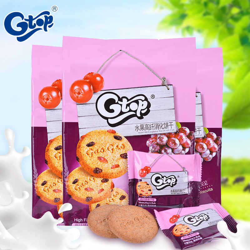 gtop水果高纖消化餅干貼牌OEM/ODM