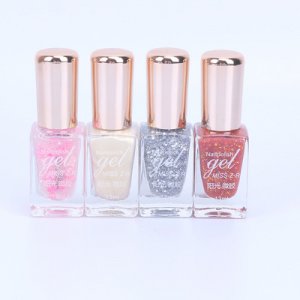 持久透明糖果色時尚護甲閃亮片甲油OEM代加工