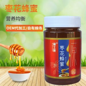 蜜士康棗花蜂蜜500克貼牌OEM/ODM