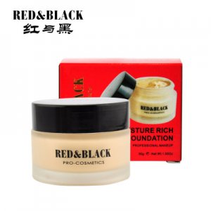 紅與黑彩妝水潤粉霜代加工貼牌OEM/ODM