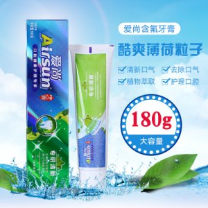 180g酷爽薄荷牙膏  OEM代加工