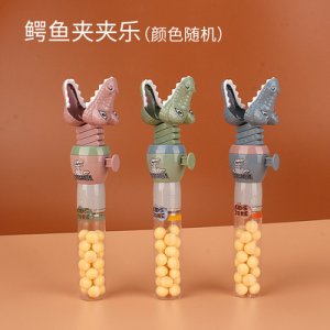 兒童玩具創意糖果伸縮鯊魚貼牌定制代加工