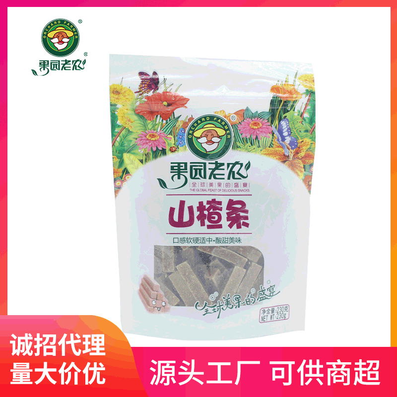果園老農山楂條230g代加工貼牌OEM/ODM