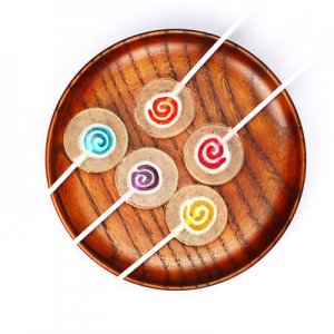 10g棒棒糖水果味切片糖果貼牌定制代加工