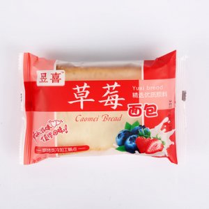 草莓味夾心面包貼牌定制代加工