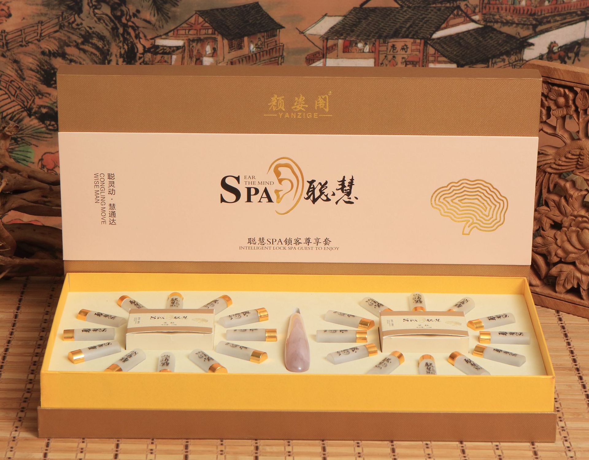 舒緩耳腦神經精油養生套貼牌OEM/ODM