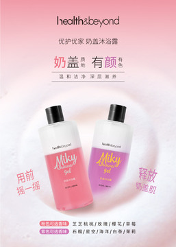 身體清潔留香清爽沐浴液可OEM/ODM代工