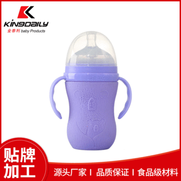 70口徑玻璃奶瓶水杯兩用OEM/ODM定制代加工