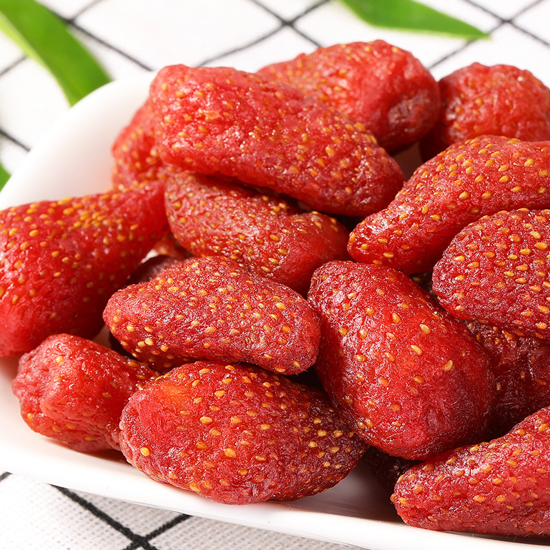 沐月森林草莓干100g 貼牌OEM/ODM