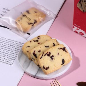 酥米愛蔓越莓曲奇盒裝50g貼牌定制代加工