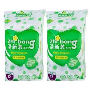 智幫清新款旅行裝12片紙尿褲OEM/ODM定制代加工
