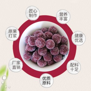 陶奉源高纖維楊梅果丹球110g袋OEM/ODM代加工