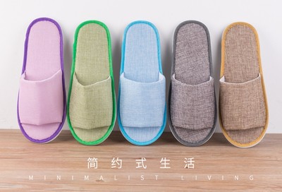 一次性棉麻拖鞋可OEM/ODM代工