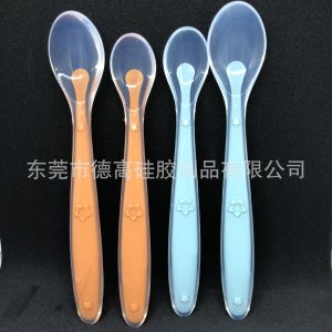食品級(jí)全硅膠嬰兒勺子貼牌定制代加工