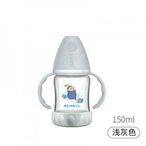 嘟嬰新生兒晶鉆玻璃奶瓶150MLOEM/ODM