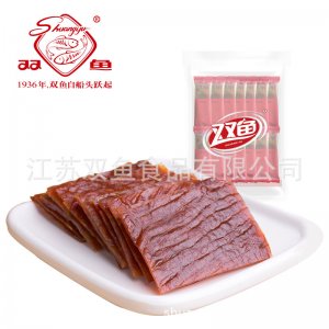 雙魚牌豬肉脯干片小包裝358g代加工貼牌OEM/ODM