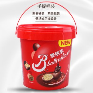 豪巧斯重返童年黑巧克力麥麗素520g（彩箱）貼牌OEM/ODM