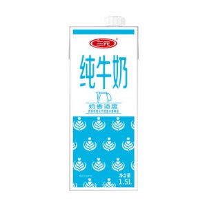 三元食品常溫全脂純牛奶牌定制代加工