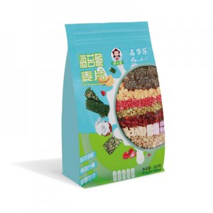 加工定制海苔脆酸奶豆乳奇亞籽麥片300g*1 開袋即食貼牌定制代加工