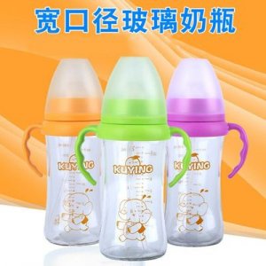 新生兒玻璃寬口徑防脹氣奶瓶可OEM/ODM代工