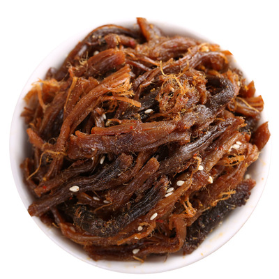 福建龍巖特產手撕豬肉條罐裝批發豬肉絲辦公室小吃肉類零食OEM代加工