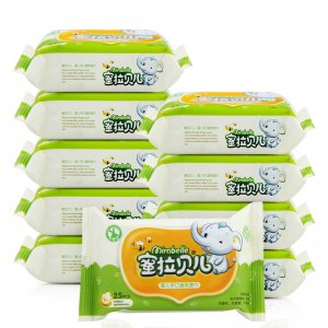 蜜拉貝兒嬰兒手口濕巾25抽*10包可OEM/ODM代工