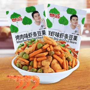 烤肉鮮蝦味蝦條豆果代加工貼牌OEM/ODM