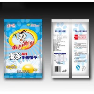 健兒樂蛋多高鈣牛奶餅干100gOEM/ODM定制代加工
