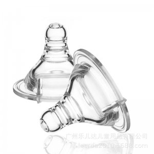 嬰兒奶嘴寬口徑罐裝散裝100個十字孔自然乳感奶嘴貼牌OEM/ODM