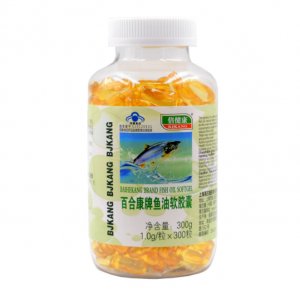 百合康牌魚油軟膠囊300粒OEM/ODM代加工