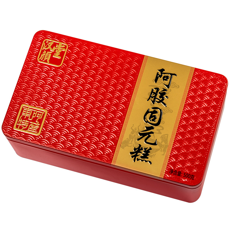 500克阿膠固元糕鐵盒OEM/ODM定制代加工