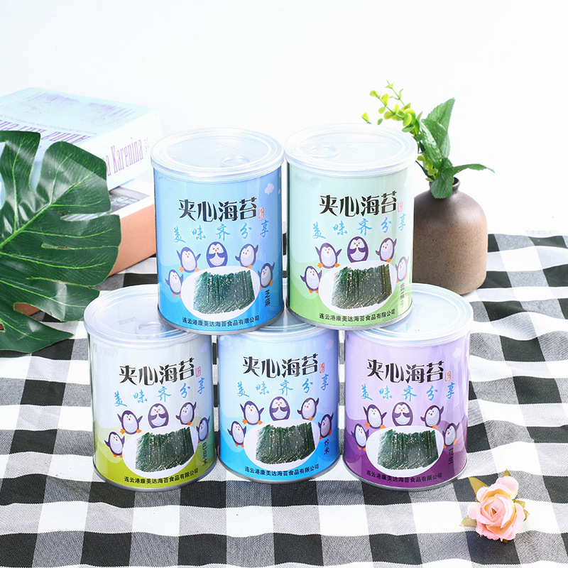 孕婦兒童即食芝麻夾心海苔OEM/ODM代加工