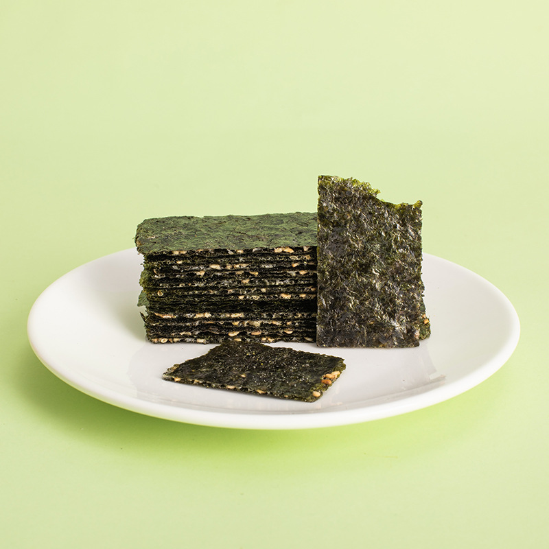 兒童休閑零食海苔脆貼牌定制代加工
