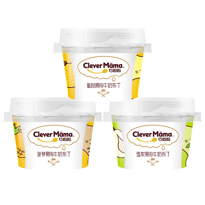 什錦果肉布丁貼牌定制代加工