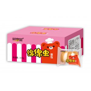 綿綿蟲豆奶味面包貼牌定制代加工