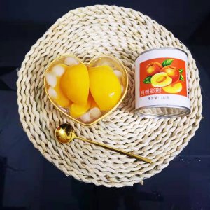 黃桃水果罐頭代加工貼牌OEM/ODM