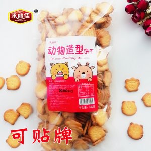 Q萌動物造型 小奇福餅干貼牌定制代加工