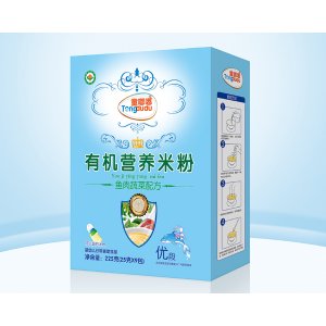 魚肉蔬菜配方盒裝有機(jī)營(yíng)養(yǎng)米粉OEM/ODM代加工
