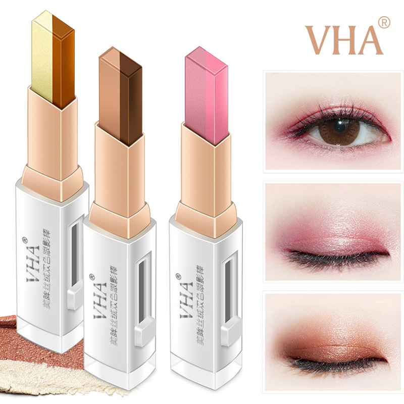 VHA美眸絲絨雙色眼影OEM/ODM定制代加工