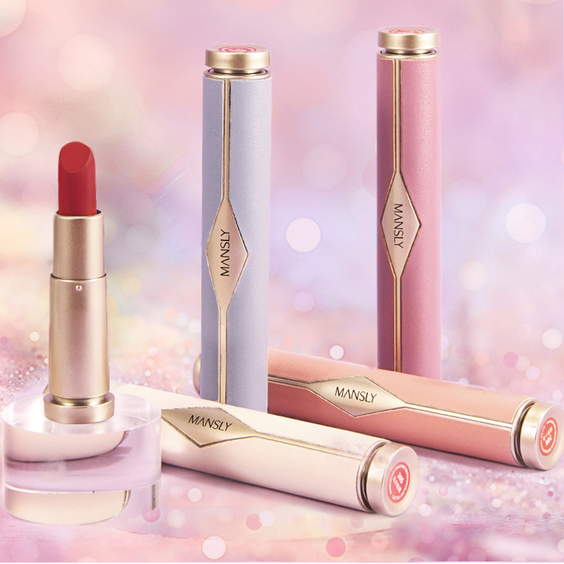 曼詩麗香榭天鵝絨雙管雙色啞光霧面口紅貼牌OEM/ODM
