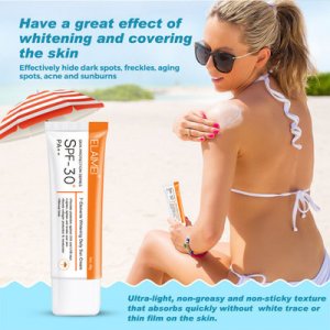 跨境ELAIMEI亮白避曬霜貼牌OEM/ODM