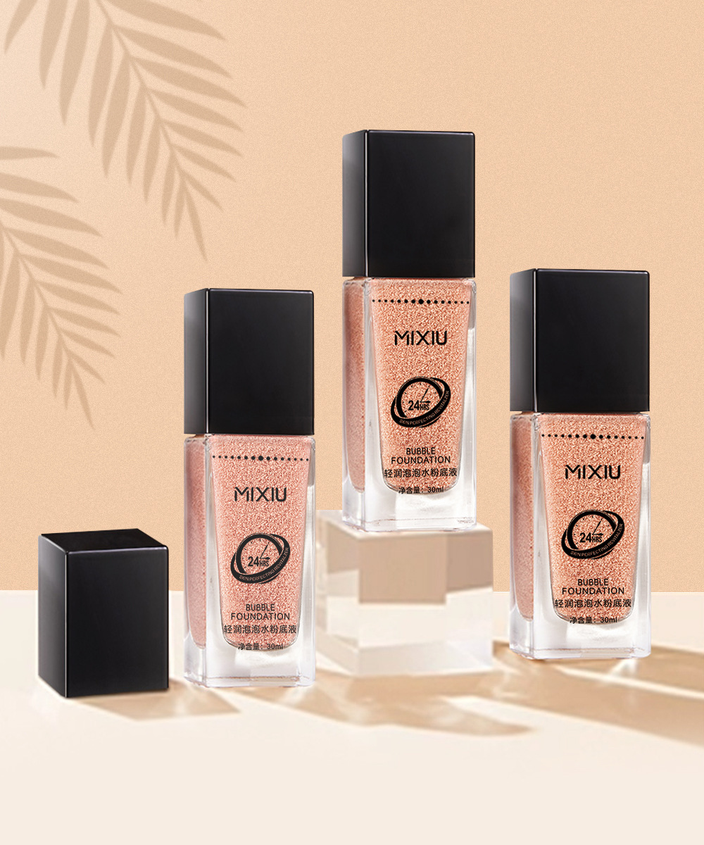 米修輕潤泡泡水粉底液OEM/ODM代加工