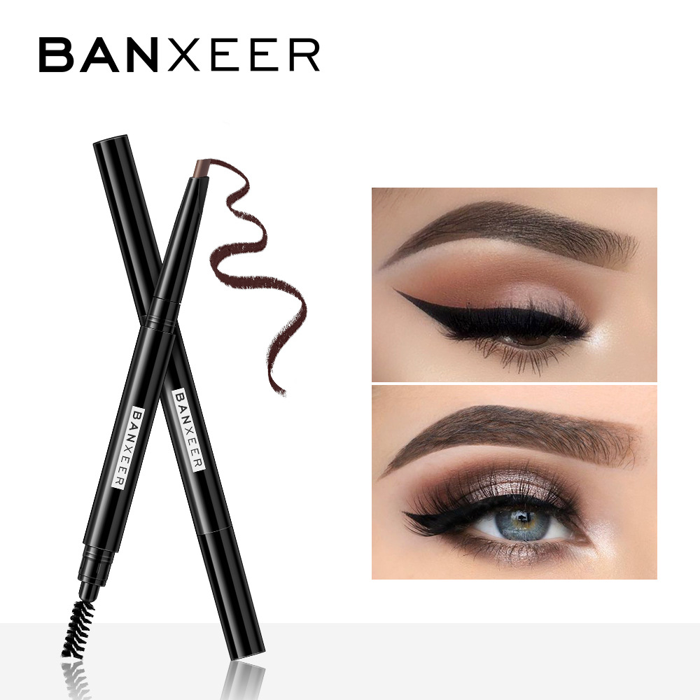 BANXEER伴色自然順滑雙頭眉筆可OEM/ODM代工