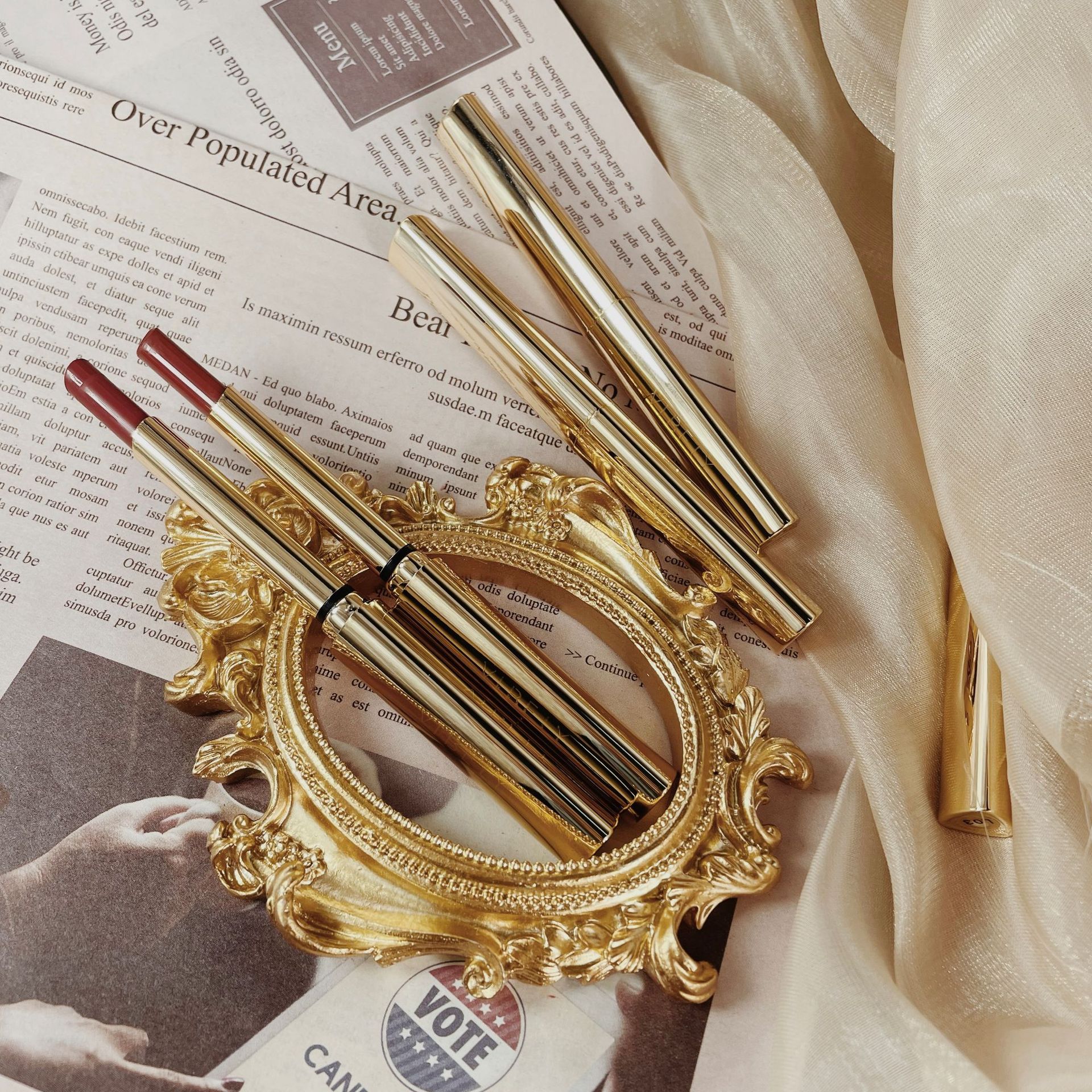 VIBELY金管小細跟口紅貼牌定制代加工