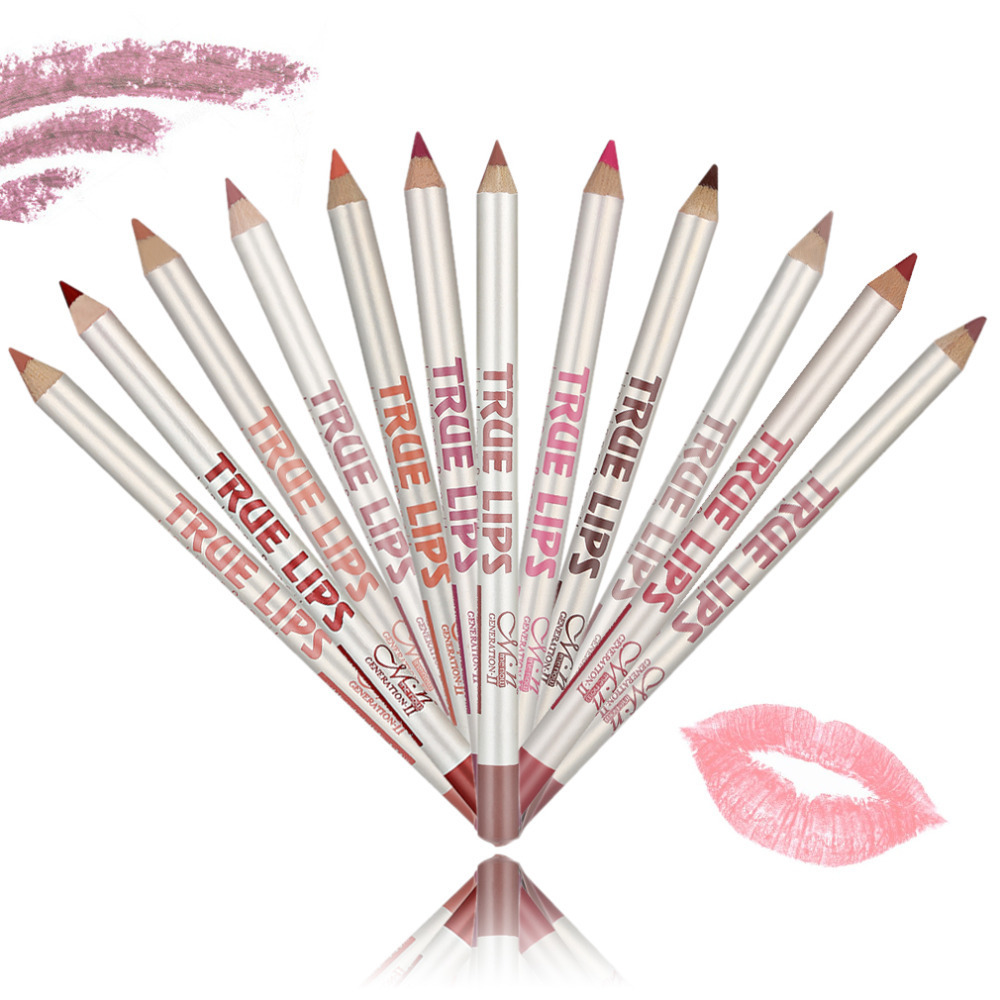 美諾12色混色防水唇線筆可OEM/ODM代工