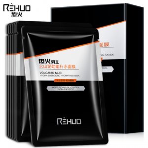 熱火男士火山泥勁能補(bǔ)水面膜代加工貼牌OEM/ODM