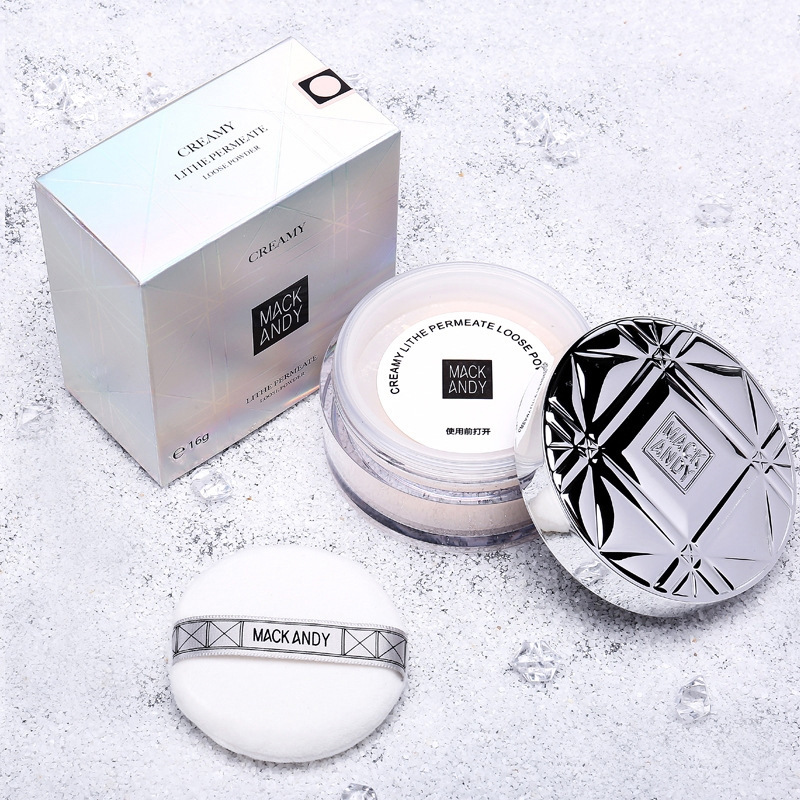 瑪可安迪凝脂輕盈沁透定妝粉OEM/ODM定制代加工
