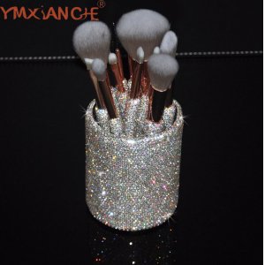 鑲鉆12支化妝刷套OEM代加工